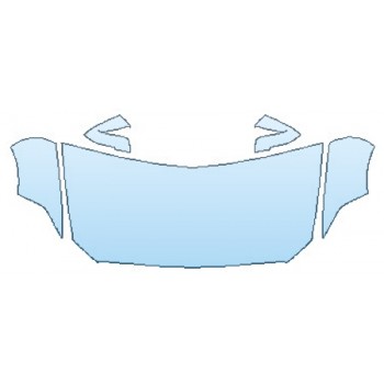 PAINT PROTECTION KIT - 2016 BMW 2 SERIES 228I SPORT LINE HOOD (30 INCH)  FENDERS  MIRRORS - PRECUT PPF CLEAR BRA WRAP