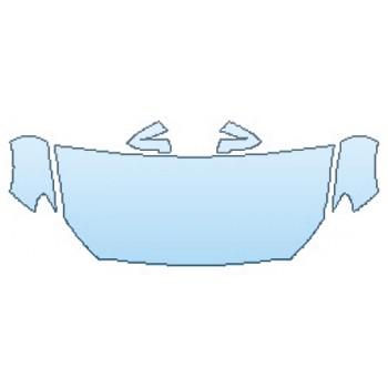 PAINT PROTECTION KIT - 2016 BMW 5 SERIES GRAN TURISMO LUXURY LINE HOOD (30 INCH)  FENDERS  MIRRORS - PRECUT PPF CLEAR BRA WRAP