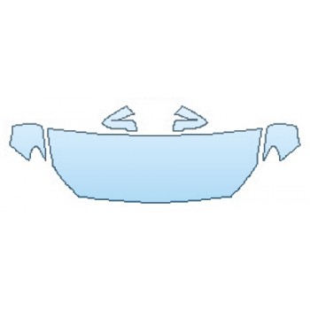 PAINT PROTECTION KIT - 2016 BMW 5 SERIES GRAN TURISMO LUXURY LINE HOOD (24 INCH)  FENDERS  MIRRORS - PRECUT PPF CLEAR BRA WRAP