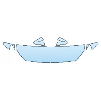 PAINT PROTECTION KIT - 2016 BMW 5 SERIES GRAN TURISMO M SPORT HOOD (18 INCH)  FENDERS  MIRRORS - PRECUT PPF CLEAR BRA WRAP