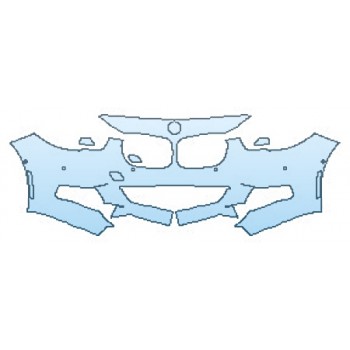 Precut PPF Kit – Clear Bra Paint Protection Film PAINT PROTECTION KIT - 2016 BMW 5 SERIES GRAN TURISMO M SPORT BUMPER WITH SENSORS (1 PIECE) - PRECUT PPF CLEAR BRA WRAP