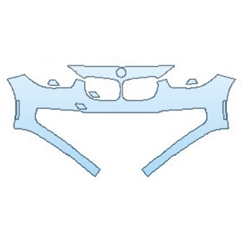 Precut PPF Kit – Clear Bra Paint Protection Film PAINT PROTECTION KIT - 2016 BMW 5 SERIES GRAN TURISMO MODERN LINE BUMPER (1 PIECE) - PRECUT PPF CLEAR BRA WRAP