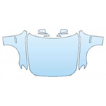 Precut PPF Kit – Clear Bra Paint Protection Film PAINT PROTECTION KIT - 2016 BMW 5 SERIES LUXURY LINE FULL HOOD (WRAPPED EDGES) FENDERS MIRRORS - PRECUT PPF CLEAR BRA WRAP