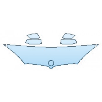 PAINT PROTECTION KIT - 2016 BMW X5 LUXURY LINE HOOD (18 INCH)  FENDERS  MIRRORS - PRECUT PPF CLEAR BRA WRAP