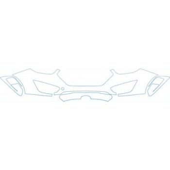 PAINT PROTECTION KIT - 2012 HYUNDAI TUCSON LIMITED  BUMPER KIT - PRECUT PPF CLEAR BRA WRAP