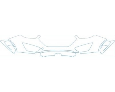 PAINT PROTECTION KIT - 2012 HYUNDAI TUCSON GLS  BUMPER KIT - PRECUT PPF CLEAR BRA WRAP