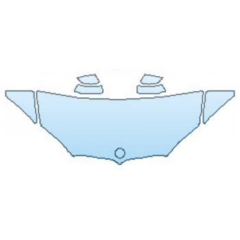 PAINT PROTECTION KIT - 2016 BMW X5 M SPORT HOOD (30 INCH  WRAPPED EDGES)  FENDERS  MIRRORS - PRECUT PPF CLEAR BRA WRAP