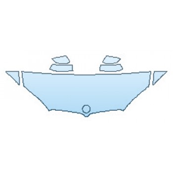 PAINT PROTECTION KIT - 2016 BMW X5 M SPORT HOOD (24 INCH)  FENDERS  MIRRORS - PRECUT PPF CLEAR BRA WRAP