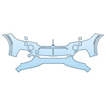 PAINT PROTECTION KIT - 2016 BMW X5 M SPORT BUMPER WITH WASHERS (4 PIECE) - PRECUT PPF CLEAR BRA WRAP