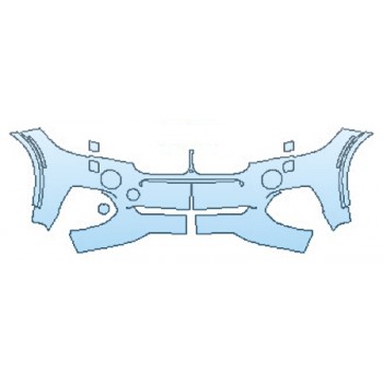 PAINT PROTECTION KIT - 2016 BMW X5 M SPORT BUMPER WITH WASHERS (3 PIECE) - PRECUT PPF CLEAR BRA WRAP