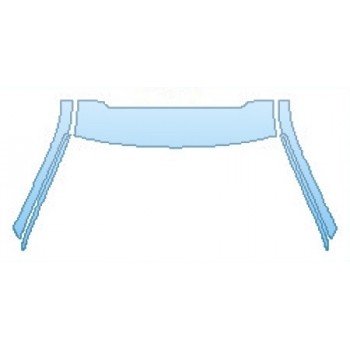 PAINT PROTECTION KIT - 2016 BMW X5 XLINE ROOF WITH SUNROOF  A-PILLARS - PRECUT PPF CLEAR BRA WRAP