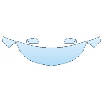 PAINT PROTECTION KIT - 2016 CHEVROLET IMPALA LTZ HOOD (WRAPPED EDGES)  FENDERS  MIRRORS - PRECUT PPF CLEAR BRA WRAP