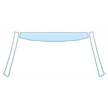 PAINT PROTECTION KIT - 2016 CHEVROLET IMPALA LTZ ROOF  A-PILLARS - PRECUT PPF CLEAR BRA WRAP