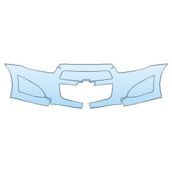 PAINT PROTECTION KIT - 2016 CHEVROLET SONIC HATCHBACK RS BUMPER (1 PIECE) - PRECUT PPF CLEAR BRA WRAP