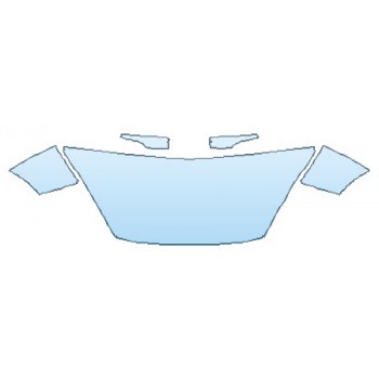 Precut PPF Kit – Clear Bra Paint Protection Film PAINT PROTECTION KIT - 2016 FORD FIESTA SE HOOD (WRAPPED EDGES) FENDERS MIRRORS - PRECUT PPF CLEAR BRA WRAP