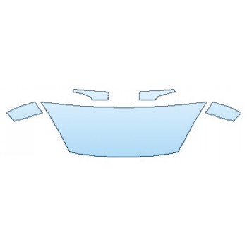 Precut PPF Kit – Clear Bra Paint Protection Film PAINT PROTECTION KIT - 2016 FORD FIESTA SE HOOD (18 INCH) FENDERS MIRRORS - PRECUT PPF CLEAR BRA WRAP