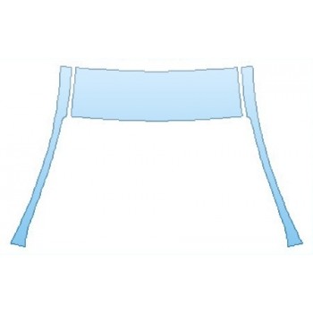 PAINT PROTECTION KIT - 2016 FORD FIESTA SE ROOF  A-PILLARS - PRECUT PPF CLEAR BRA WRAP