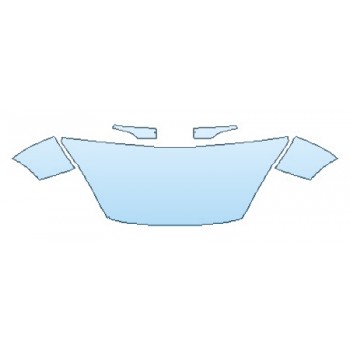 PAINT PROTECTION KIT - 2016 FORD FIESTA ST HOOD (WRAPPED EDGES)  FENDERS  MIRRORS - PRECUT PPF CLEAR BRA WRAP