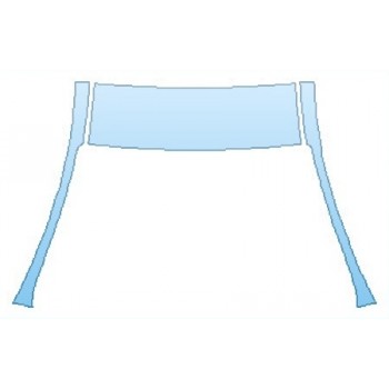 PAINT PROTECTION KIT - 2016 FORD FIESTA ST ROOF  A-PILLARS - PRECUT PPF CLEAR BRA WRAP