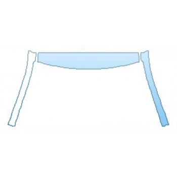 PAINT PROTECTION KIT - 2017 HONDA ODYSSEY LX ROOF  A-PILLARS - PRECUT PPF CLEAR BRA WRAP