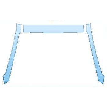 Precut PPF Kit – Clear Bra Paint Protection Film PAINT PROTECTION KIT - 2016 KIA FORTE5 HATCHBACK EX ROOF A-PILLARS - PRECUT PPF CLEAR BRA WRAP