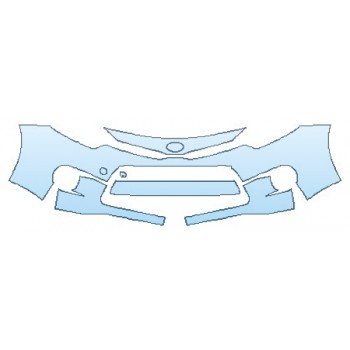 PAINT PROTECTION KIT - 2016 KIA FORTE5 HATCHBACK SX BUMPER (5 PIECE) - PRECUT PPF CLEAR BRA WRAP