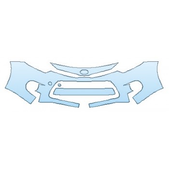 PAINT PROTECTION KIT - 2016 KIA FORTE5 HATCHBACK SX BUMPER (3 PIECE) - PRECUT PPF CLEAR BRA WRAP