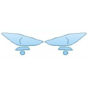 Precut PPF Kit – Clear Bra Paint Protection Film PAINT PROTECTION KIT - 2016 MAZDA MAZDA3 4DR SV HEADLIGHTS WITH SEAM  FOG LIGHTS - PRECUT PPF CLEAR BRA WRAP