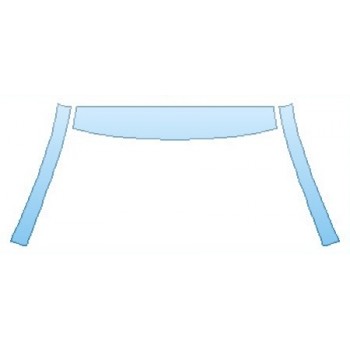 PAINT PROTECTION KIT - 2016 MAZDA MAZDA3 4DR TOURING ROOF  A-PILLARS - PRECUT PPF CLEAR BRA WRAP