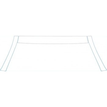 PAINT PROTECTION KIT - 2006 TOYOTA PRIUS BASE ROOF A-PILLARS KIT - PRECUT PPF CLEAR BRA WRAP
