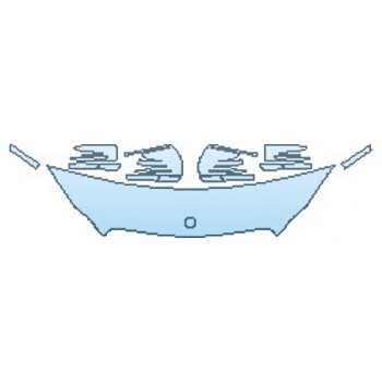 PAINT PROTECTION KIT - 2016 MERCEDES E-CLASS E63 AMG SEDAN HOOD (18 INCH)  FENDERS  MIRRORS - PRECUT PPF CLEAR BRA WRAP