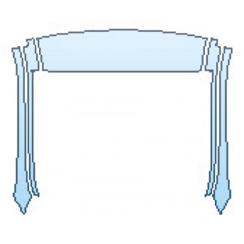 PAINT PROTECTION KIT - 2016 MERCEDES E-CLASS E63 AMG SEDAN ROOF  A-PILLARS - PRECUT PPF CLEAR BRA WRAP