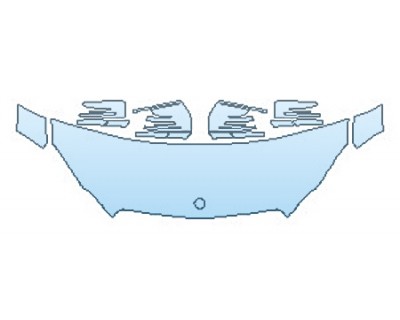 PAINT PROTECTION KIT - 2016 MERCEDES E-CLASS E350 SEDAN BASE HOOD  FENDERS  MIRRORS - PRECUT PPF CLEAR BRA WRAP