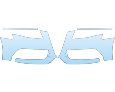 PAINT PROTECTION KIT - 2010 AUDI A4 AVANT S-LINE BUMPER(S-LINE) KIT - PRECUT PPF CLEAR BRA WRAP