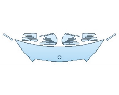 PAINT PROTECTION KIT - 2016 MERCEDES E-CLASS E350 SEDAN BASE HOOD (18 INCH)  FENDERS  MIRRORS - PRECUT PPF CLEAR BRA WRAP