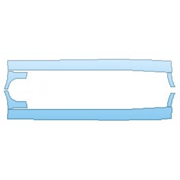 PAINT PROTECTION KIT - 2016 MERCEDES E-CLASS E350 SEDAN BASE ROCKERS - PRECUT PPF CLEAR BRA WRAP