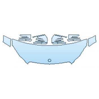 PAINT PROTECTION KIT - 2016 MERCEDES E-CLASS E350 SEDAN SPORT HOOD  FENDERS  MIRRORS - PRECUT PPF CLEAR BRA WRAP