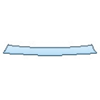 PAINT PROTECTION KIT - 2016 MERCEDES E-CLASS E350 SEDAN SPORT REAR BUMPER DECK (OPTION 1) - PRECUT PPF CLEAR BRA WRAP