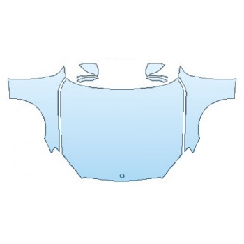 PAINT PROTECTION KIT - 2016 MERCEDES S-CLASS SEDAN S63 AMG FULL HOOD  FENDERS WITHOUT BADGES  MIRRORS - PRECUT PPF CLEAR BRA WRAP