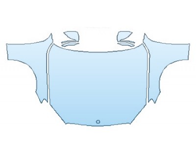 PAINT PROTECTION KIT - 2016 MERCEDES S-CLASS SEDAN S63 AMG FULL HOOD  FENDERS WITHOUT BADGES  MIRRORS - PRECUT PPF CLEAR BRA WRAP