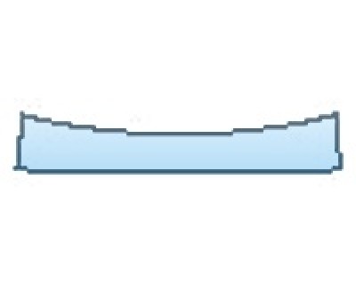 PAINT PROTECTION KIT - 2016 MERCEDES S-CLASS SEDAN S63 AMG REAR BUMPER DECK - PRECUT PPF CLEAR BRA WRAP