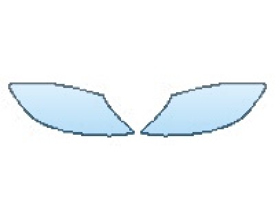 PAINT PROTECTION KIT - 2016 MERCEDES S-CLASS SEDAN S63 AMG HEADLIGHTS - PRECUT PPF CLEAR BRA WRAP