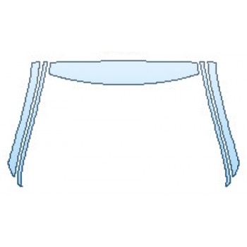 PAINT PROTECTION KIT - 2016 MERCEDES S-CLASS SEDAN S63 AMG ROOF  A-PILLARS - PRECUT PPF CLEAR BRA WRAP