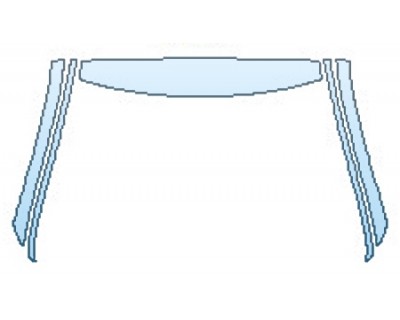 PAINT PROTECTION KIT - 2016 MERCEDES S-CLASS SEDAN S63 AMG ROOF  A-PILLARS - PRECUT PPF CLEAR BRA WRAP