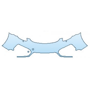 PAINT PROTECTION KIT - 2016 PORSCHE BOXTER GTS BUMPER WITH WASHERS (1 PIECE) - PRECUT PPF CLEAR BRA WRAP