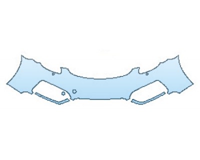 PAINT PROTECTION KIT - 2016 PORSCHE BOXTER GTS BUMPER WITH WASHERS (3 PIECE) - PRECUT PPF CLEAR BRA WRAP