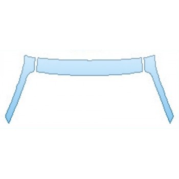 Precut PPF Kit – Clear Bra Paint Protection Film PAINT PROTECTION KIT - 2016 PORSCHE CAYMAN BASE ROOF  A-PILLARS - PRECUT PPF CLEAR BRA WRAP