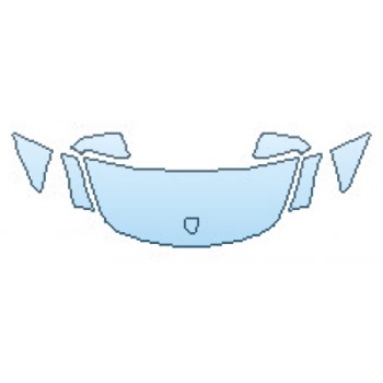 PAINT PROTECTION KIT - 2016 PORSCHE CAYMAN GTS HOOD (18 INCH)  FENDERS  MIRRORS - PRECUT PPF CLEAR BRA WRAP