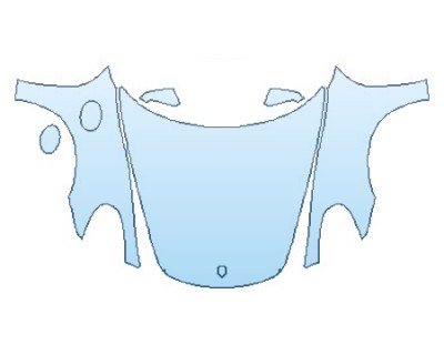 PAINT PROTECTION KIT - 2016 PORSCHE CAYMAN S FULL HOOD (WRAPPED EDGES)  FENDERS  MIRRORS - PRECUT PPF CLEAR BRA WRAP