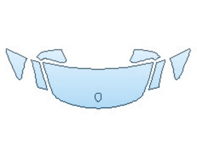 PAINT PROTECTION KIT - 2016 PORSCHE CAYMAN S HOOD (18 INCH)  FENDERS  MIRRORS - PRECUT PPF CLEAR BRA WRAP